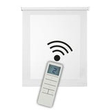 Estor enrollable motorizado Screen Blanco