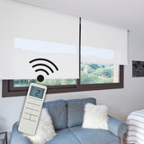 Estor enrollable motorizado Screen Blanco