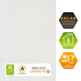 Estor enrollable motorizado Screen Blanco