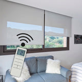 Estor enrollable motorizado Screen Gris
