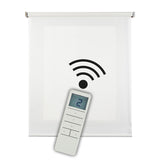 Estor motorizado Traslúcido decorativo Blanco