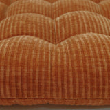 Housse de siège de chaise en velours texturé couleur argile 12