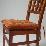 Housse de siège de chaise en velours texturé couleur argile 12