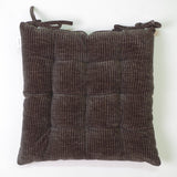 Housse de chaise en velours texturé, gris plomb 2