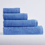 Serviette en coton bleu clair 500 gr/m2
