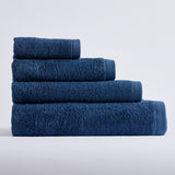 Serviette en coton bleu marine 500 gr/m2
