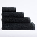 Serviette en coton noir 500 gr/m2