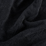 Serviette en coton noir 500 gr/m2