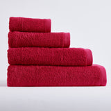 Serviette en coton rouge 500 gr/m2