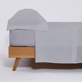 Gray microfiber sheet set