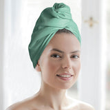 Serviette en microfibre pour les cheveux, forêt