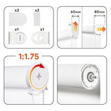 Estor enrollable Screen solar premium Nieve