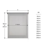 Estor enrollable Screen solar premium Gris