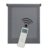Estor enrollable motorizado Screen solar premium Grafito
