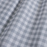 Grey gingham winter duvet