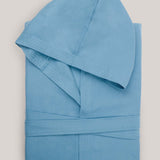 Albornoz microfiber adult denim