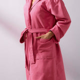 Strawberry adult microfiber bathrobe
