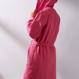 Strawberry adult microfiber bathrobe