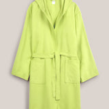 Adult microfiber bathrobe lemon