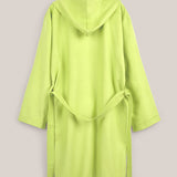 Adult microfiber bathrobe lemon