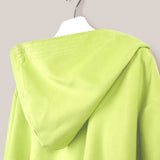 Adult microfiber bathrobe lemon