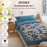 Housse de couette ajustable Chelsea