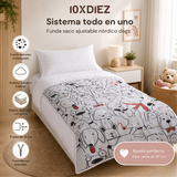 Adjustable Nordic sleeping bag dogs