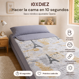 Housse de couette ajustable opéra