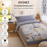 Housse de couette ajustable opéra