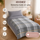Adjustable slata sleeping bag