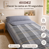 Adjustable slata sleeping bag