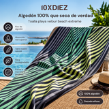 Serviette de plage extrême en velours