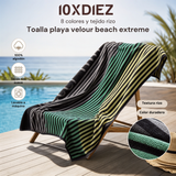 Serviette de plage extrême en velours